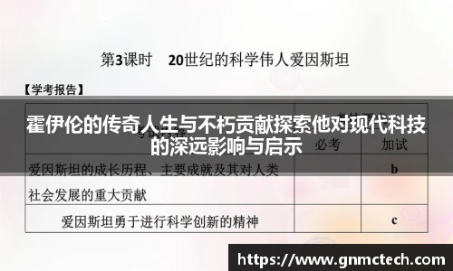 霍伊伦的传奇人生与不朽贡献探索他对现代科技的深远影响与启示